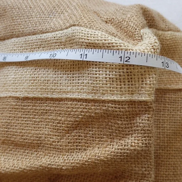 *50off3* 2 Shopping Tote Bags Trader Joe's Mini Burlap Vanity Fair - Picture 9 of 13